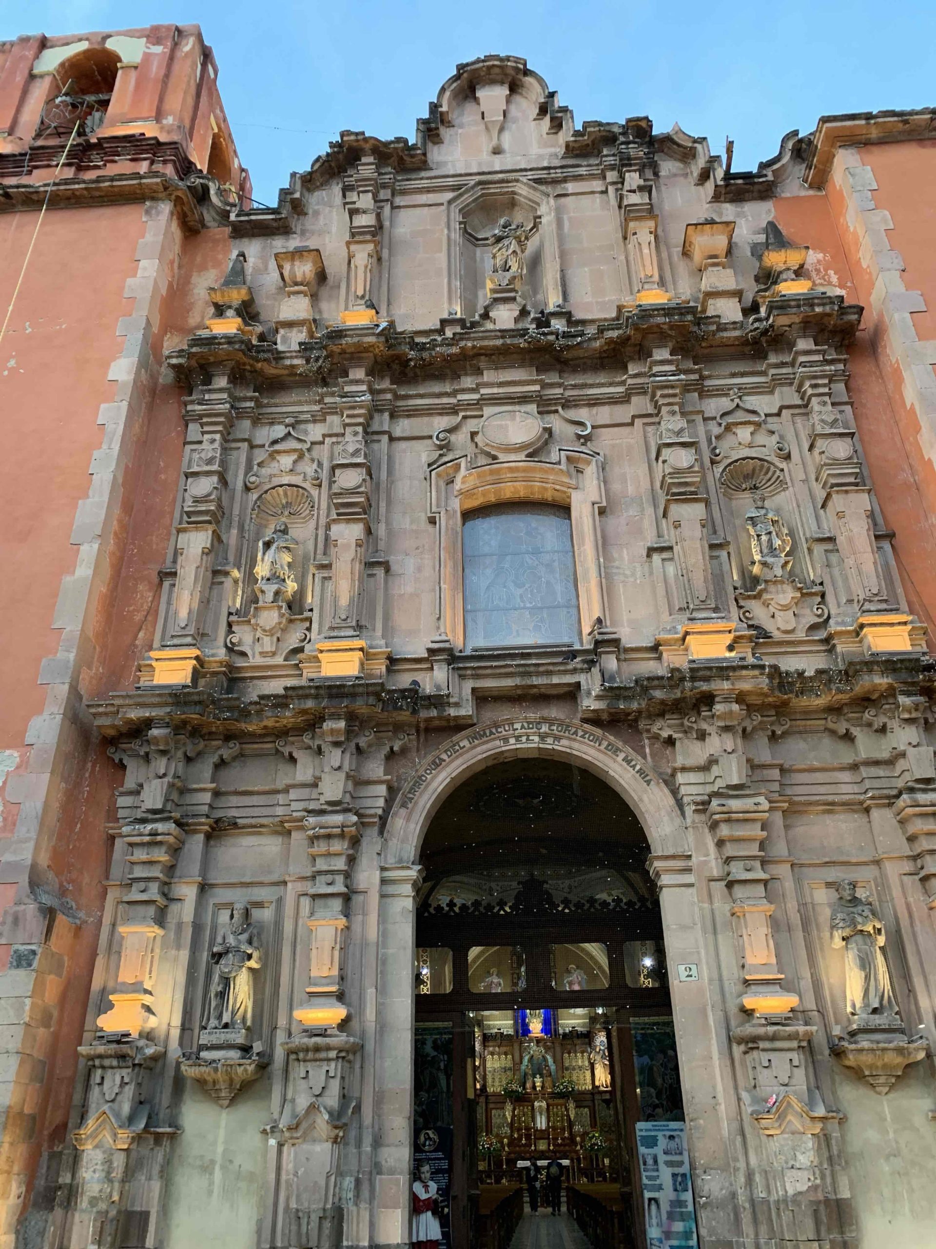 Horarios de misa de La Parroquia Inmaculado Corazón de María  en Guanajuato